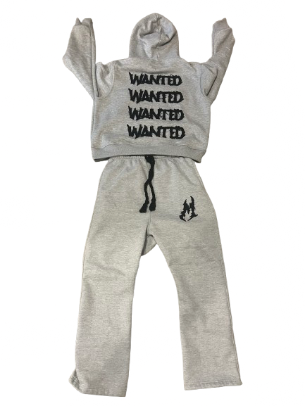 Grey Wanted Tracksuit