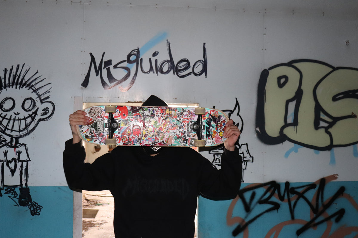 Stealth Misguided Hoodie, worn