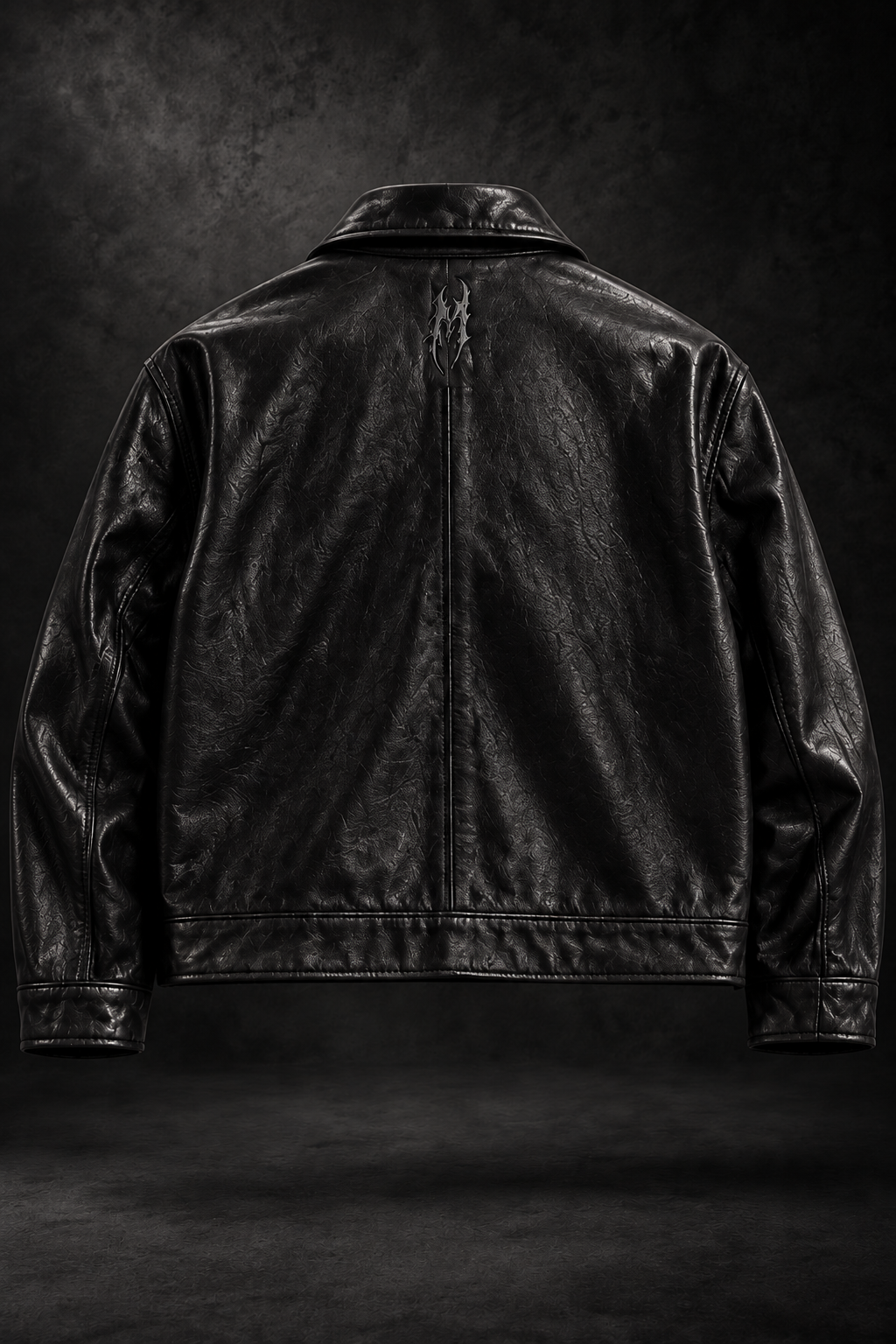 Leather Blouson Jacket, back