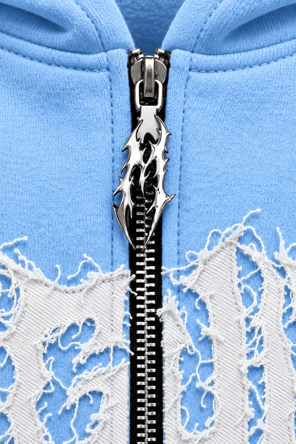 Chrome M zipper pull